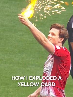 how i exploded a yellow card at the sidemen charity match #maxfosh