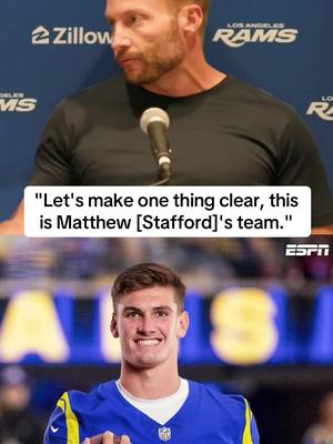 Sean McVay on the Rams drafting QB Ty Simpson with the 13th overall pick #nfl #cfb #football #nflonespn 