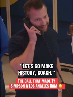 Sean McVay’s first words to Ty Simpson as his head coach 🙌 (via @Los Angeles Rams) #nfl #football #nfldraft #nflfootball 