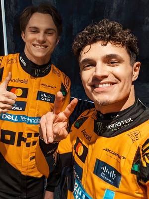 Oscar Piastri says it is "hard to be friends" with his McLaren teammate Lando Norris due to them constantly battling it out on the track every weekend 👀💥 #mclaren #oscarpiastri #landonorris #f1