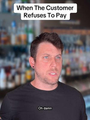 The police actually showed up for THIS 😳 #customer #customerservice #bartender #money #police 