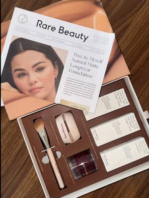 I received the new @Rare Beauty True to Myself Natural Matte Longwear Foundation and had to test it on camera. I swatched shades 22, 23, and 24 on my face before choosing my perfect match — which ended up being a mix of 23 + 24. This foundation is a 3-in-1 formula: self-priming, self-setting, and designed to give a natural matte finish. It has buildable medium-to-full coverage, a lightweight mousse-like texture, and helps blur the look of pores while still feeling hydrating. My first thoughts? It blended so effortlessly, covered beautifully without feeling heavy, and gave me such a smooth, flawless base. As a makeup artist, I can definitely see this being a beautiful option for my brides this year. 👰🏽‍♀️✨ Shop now @sephoracanada @Sephora UK  Thanks @1milk2sugarspr 🤍 #RareBeauty #RareBeautyFoundation #RareBeautyPR #FoundationReview MakeupArtistReview BridalMakeupArtist DurhamMUA TorontoMUA BridalMakeup FlawlessBase
