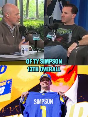 Does Ian Rapoport believe that Rams HC Sean McVay and GM Les Snead were actually not on the same page when it comes to selecting Ty Simpson?? #nfl #nfldraft #losangelesrams #tysimpson 