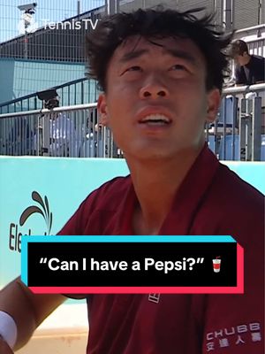 “Excuse me, can I have a Pepsi?” 🙂 #atp #tennis #sport #pepsi #madrid