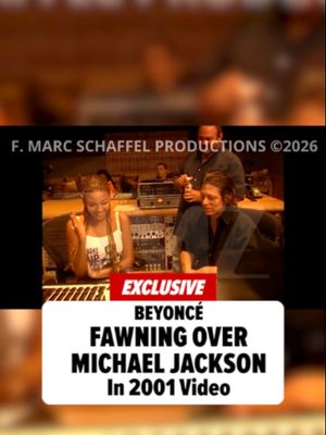 💖😊 Beyoncé was seen blushing over Michael Jackson in a resurfaced video of the late pop star's secret reality show that ended up being scrapped, TMZ has learned.  🎥: F. Marc Schaffel Productions ©2026