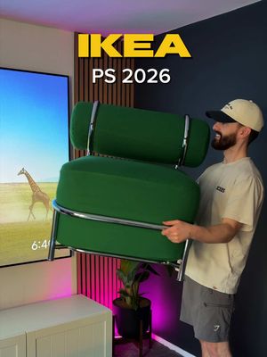 IKEA sent me this early… 👀 The PS Inflatable chair 🤯 The new range drops in May.  Would you cop this?  #ikea #ikeatok #ikeafinds #homedecor #bedroomdesign 