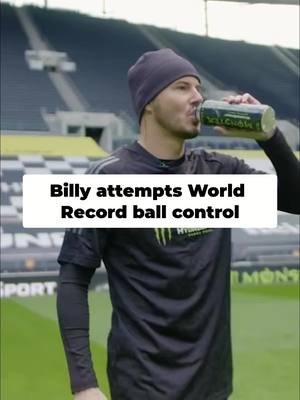 CRAZY World Record ball control attempt from roof of Premier League stadium! 😱🤯🏟️ #football #Soccer #sportsontiktok 