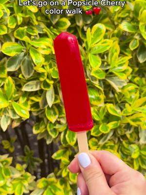 When your favorite flavor pops up everywhere you go 🍒❤️🚘🌹🎈 What flavor would inspire your color walk? #Popsicle #ColorWalk #CherryAesthetic