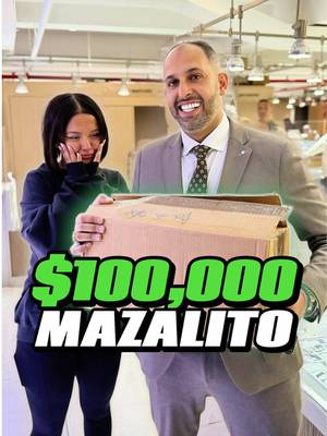 Crazy $100,000 BLIND showcase Mazalito with @VVS Jewelers 💯🤝 📥 don’t hesitate to reach out for any serious inquiries #reels #mazalito #nyc