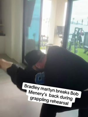 Brad powerslams Bob Menery before his main event fight  #WWE #slam #fight #explore 