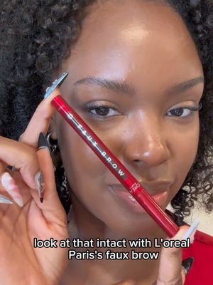 Don't sweat off your brows this Summer! Use @loréal paris usa Faux Brow! #LOrealParisPartner #LOrealParisMakeup #PerfectBrows #NaturalMakeup  