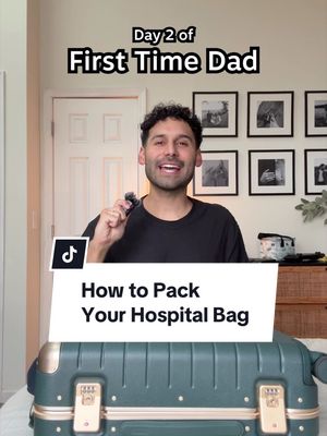 Day 2 - How to Pack Your Hospital Bag (Dad Edition) 👶🏽🧳🍼 #newdad #newmom #firsttimeparents #dadlife #fatherhood 