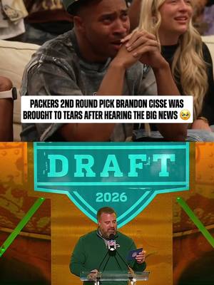 a dream come true 🫶 #nfl #greenbaypackers #brandoncisse #nfldraft 