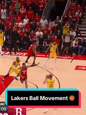The ball was moving EVERYWHERE on this possession 🔥 #NBA #basketball #Lakers #NBAPlayoffs
