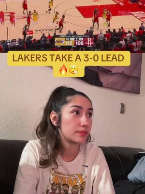 what a comeback win 🔥😮‍💨 #lakers #NBAplayoffs #NBA #rockets #Lakerfan 