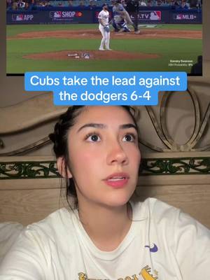 cubs take the lead 😅 #dodgers #cubs #MLB #baseball #dodgersbaseball 