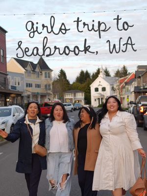The coastal town your girls trip has been missing! 🌅  #hosted  @seabrookwa is walkable, beautiful, and more people should know about it!  The upcoming Savor Seabrook Food & Wine Festival 2026 might just be the perfect excuse to finally go! Use code VANESSA10 for 10% off your stay and save this for your group chat 🫶🏼 #Seabrook #SeabrookWashington #SavorSeabrook GirlsTrip PNWTravel WashingtonCoast GirlsGetaway Also, we are a bit obsessed with @mountainvalleywater 💧