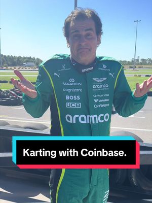 A kart hates to see Pedro coming. @Coinbase #AstonMartinF1 #F1TikTok #Motorsport #Zipline #F1Edit 