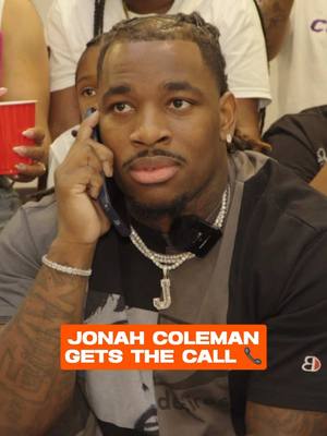 This reaction is everything. 🥹 #BroncosDraft #NFLdraft #JonahColeman #reaction 
