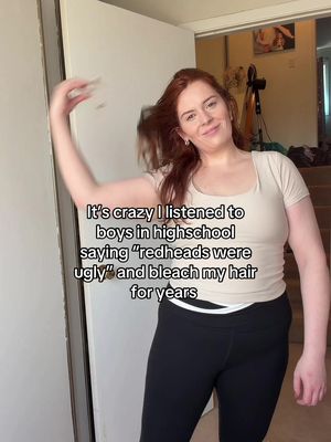 Spent all highschool being told how ugly I was for being a ginger just to grow up and realize it’s my superpower #redhead #ginger #gingersarehot 