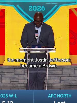 Justin Jefferson is a Brown #justinjefferson #alabama #nfldraft NFL Draft on NFLN