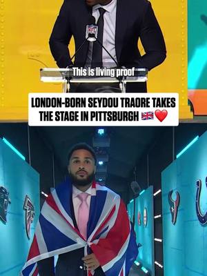 follow your dreams ❤️🇬🇧 #seydoutraore #nfldraft #nfl #miamidolphins @NFL UK & Ireland 