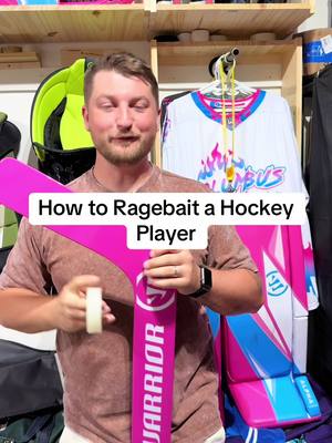 How to ragebait any hockey player. Tag them in the comments and see how they react