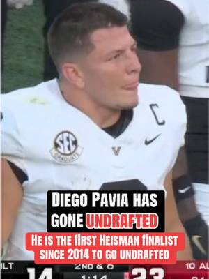 Pavia was not selected in the 2026 NFL Draft 😦 #CollegeFootball #nfldraft #nfl #football #nflfootball
