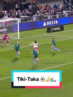Lia Godfrey ➡️ Kimmi Ascanio ➡️ Lia Godfrey #NWSL #goal #tikitaka #soccertiktok 