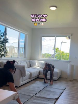 I’m obsessed with cow print so a cow rug is only necessary duh🤠 it is 🔗 in my sf 🤎 @Joshybu @deizsam 🫶🏼#homedecor #aesthetichome #homedesign #livingroomdecor #livingroommakeover 