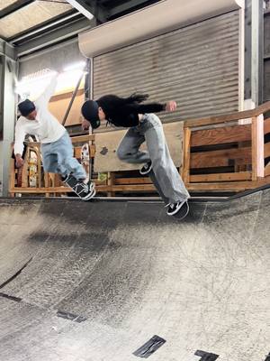 BtoB nose grind with Rikuto🔥🥣最後事故w #skateboard #skategirl #08 #fyp #おすすめ 