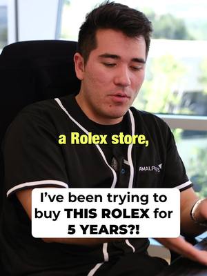 Kolin has been trying to buy this watch for 5 years now. DM us if you want to trade a Rolex for a flight!  #FlyAmalfi #Rolex #Top5 @Amalfi Private Jets 
