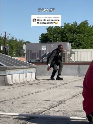 Replying to @Sara Lloyd not more angles from this mission keep getting sent to me 😂 #fyp #funny #rooftop #teachersoftiktok 