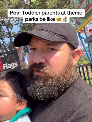 Going to theme parks with toddlers is a lot of work 😂😅  #parents #parentsbelike #parentsoftiktok #themepark #themeparks 