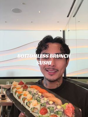 Where’s the best bottomless brunch in London #london #brunch #food #sushi 