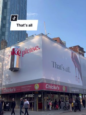A new The Devil Wears Prada x Diet Coke ad has popped up in Leeds - “that’s all”. #tdwp #tdwp2 #thedevilwearsprada #dietcoke #leedscitycentre