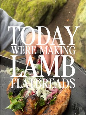 Today we most definitely made lamb flatbreads!! #flatbreads #lamb #recipes