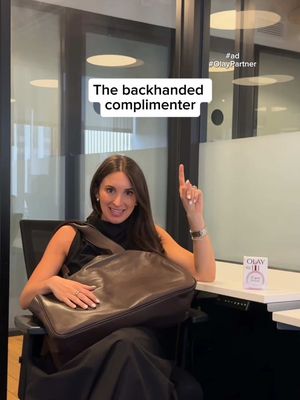 #ad She’s the sweetest 🥰 @Olay Skin Care Super Serum brightens, hydrates, firms, evens AND smooths your skin for the ultimate ~skinsurance~ now and in the years to come! #comedy #corporate #coworker
