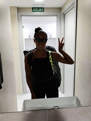 Ven conmigo al Bernabéu! #madrid #metaglasses #tennis 