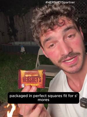 #ad When I was a kid I genuinely thought that classic S’mores couldn’t get any better but @Hershey's new Milk Chocolate with Caramel takes this camping staple to a whole new level. It’s got it all, crunchy, velvety, ooey gooey deliciousness all in one bite. Just the perfect sweet treat to share with friends and family while sitting around a campfire. Try Hershey's Milk Chocolate with Caramel in your next s’more! #HERSHEYSpartner 