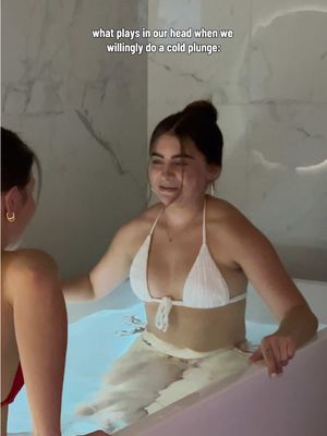 This is our version of self care btw 🥰  #contrasttherapy #coldplunge #fyp #sauna #sweathouz