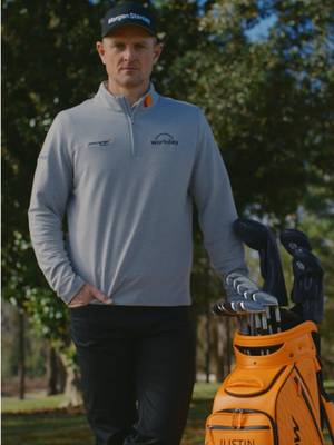 Welcome to Team McLaren Golf Justin Rose 🌹🧡