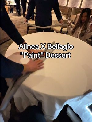 Paint is Alinea's “Table Dessert,” which first debuted in the late 2000s. Grant Achatz famously grew tired of traditional plating and decided to use the table itself as a canvas. In the original Chicago version, the chefs would lay down a silicone tablecloth and “paint” the dessert in front of you with various sauces, crumbles, and nitrogen-frozen elements.  This was a revolutionary move in the late 2000s that changed how many restaurants thought about ending a meal, and it’s still fun today.  This version featured citrus, chocolate, and licorice, and no matter where you dip from your seat, you get a nice balance of acid, fat, and sugar.  The 20th anniversary tour pop up is @Bellagio Las Vegas until 5/31 and reservations can be made on Tock.