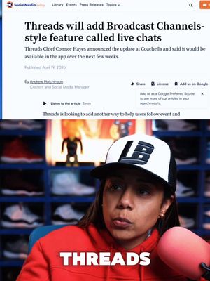 Will you be using this new Threads feature? #nickysaunders #threads 
