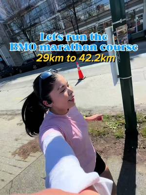 Course Preview!! Bianca takes us through kms 29-42.2 of the BMO Vancouver Marathon 🏃‍♀️💨 Who is ready for race day? #runvan #bmovancouvermarathon #Running #marathon #race 