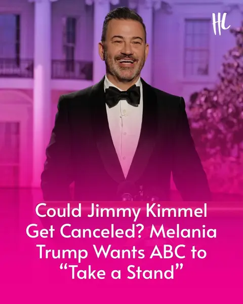 Melania Trump blasted Jimmy Kimmel over a joke he made while mocking the White House Correspondents' Dinner in a taping two days before the shooting occurred.  "Kimmel’s hateful and violent rhetoric is intended to divide our country," she tweeted, calling the comedian a "coward," adding, "Enough is enough. It is time for ABC to take a stand."  In the episode that was filmed before the dinner shooting, Kimmel joked that the first lady was glowing "like an expectant widow." (📸: Disney)