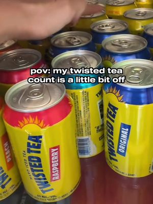 ALRIGHT WHO TOOK ONE #xyzbca #twistedtea #twea #drinks #cooler 
