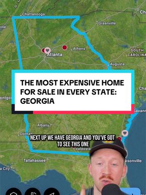 Georgia’s most expensive home  for sale!  *Note:  I do note own any of these photos shown, nor do I have any relationship or agreement with the listing agent or seller (unless stated) I simply make videos on homes I find interesting and cool for the sake of reporting. If you’d like me to tag you or take down any post for any reason I have no problem doing so. thank you :)  #mansions #house #homedecor #realestate #mansion 