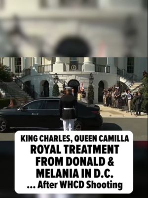👑 King Charles III and Queen Camilla just pulled up in the U.S. -- kicking off a headline-making, historic visit with President Donald Trump and First Lady Melania Trump. 🎥: Fox 10 Phoenix