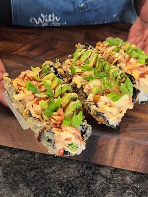 Crab Sushi Tacos 